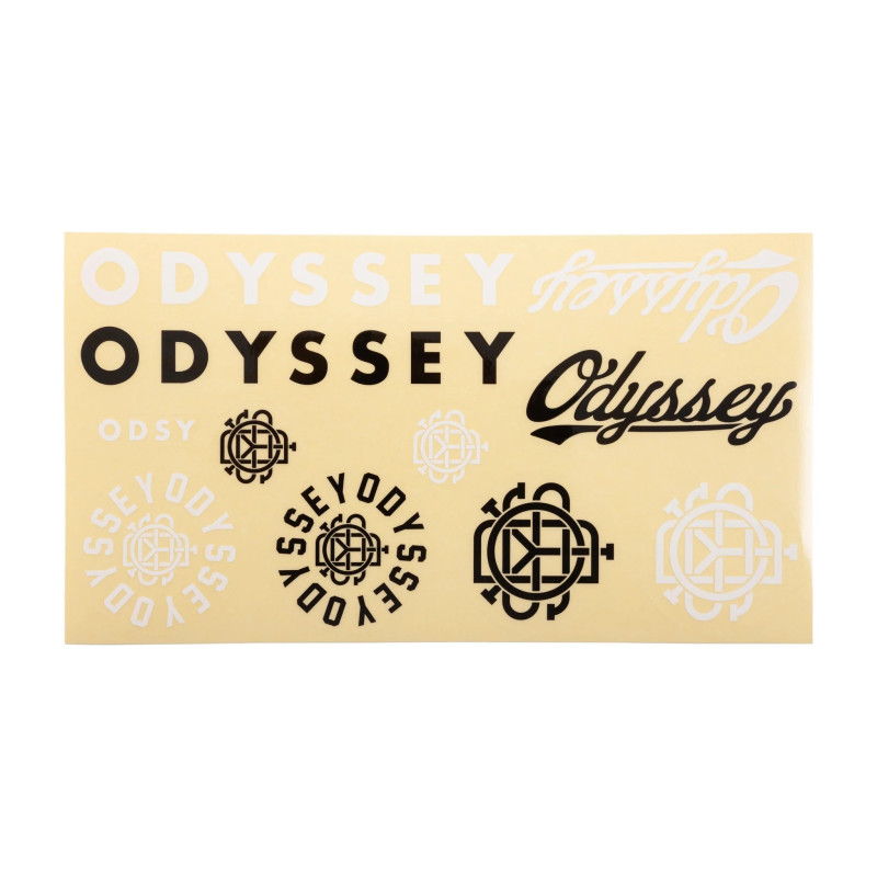 Набір наклейок Odyssey Assorted (чорно-білий з прозорою...