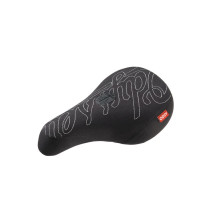 Сідло Odyssey BMX Big Stitch Fat (чорний зі сріблястою вишивкою)...